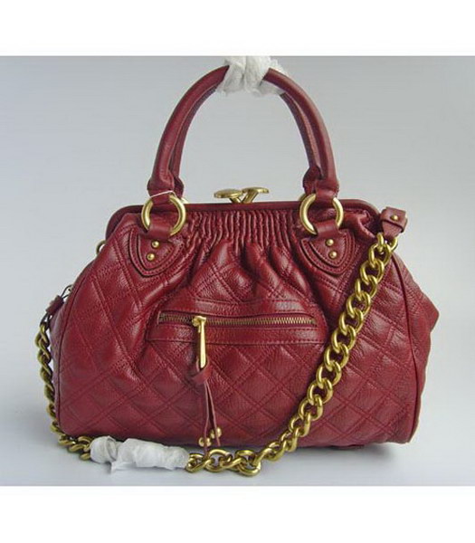 Marc Jacobs Stam Bag_Wine Pelle Rossa